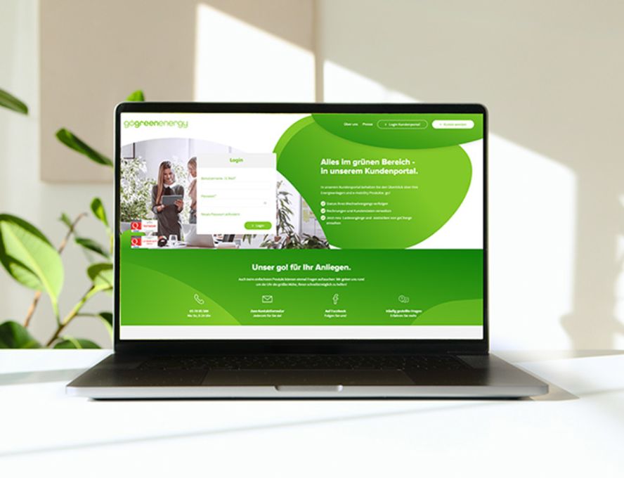 go green energy: Energie im grünen Bereich.